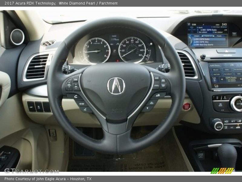 White Diamond Pearl / Parchment 2017 Acura RDX Technology