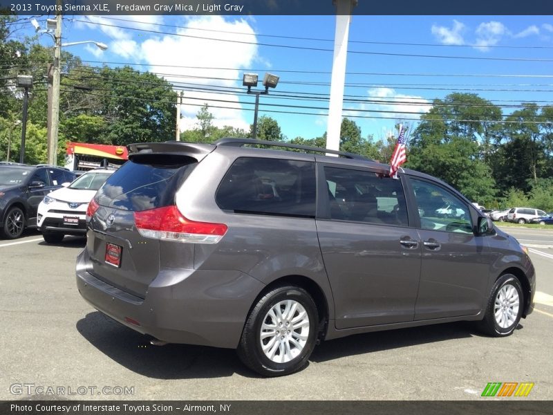 Predawn Gray Mica / Light Gray 2013 Toyota Sienna XLE