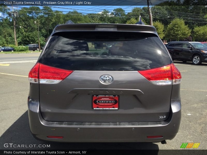 Predawn Gray Mica / Light Gray 2013 Toyota Sienna XLE