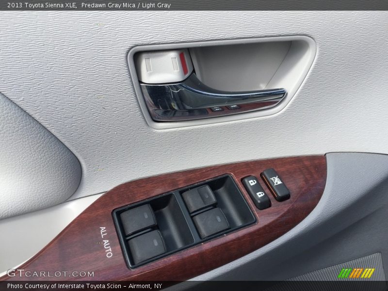 Predawn Gray Mica / Light Gray 2013 Toyota Sienna XLE