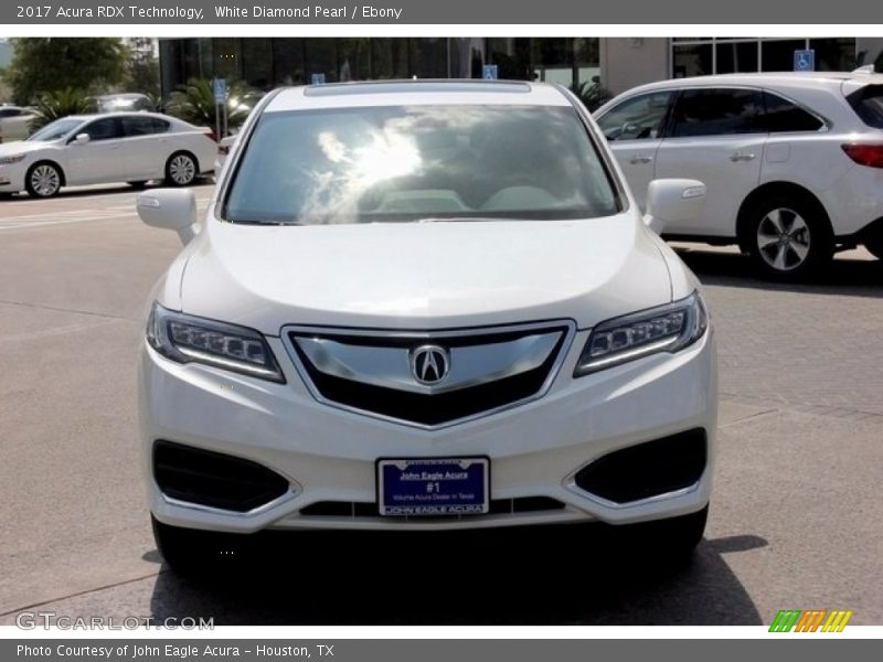 White Diamond Pearl / Ebony 2017 Acura RDX Technology