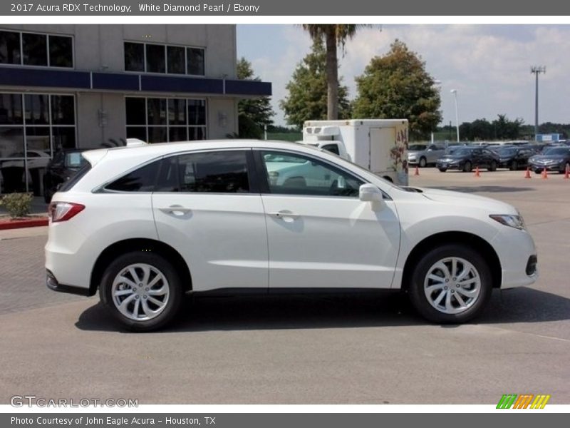 White Diamond Pearl / Ebony 2017 Acura RDX Technology