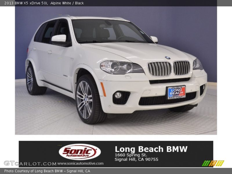 Alpine White / Black 2013 BMW X5 xDrive 50i