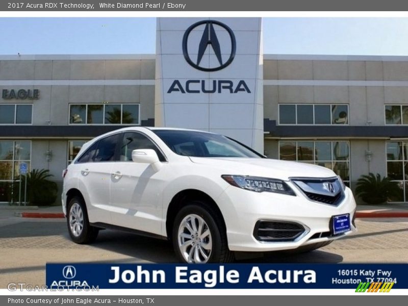 White Diamond Pearl / Ebony 2017 Acura RDX Technology