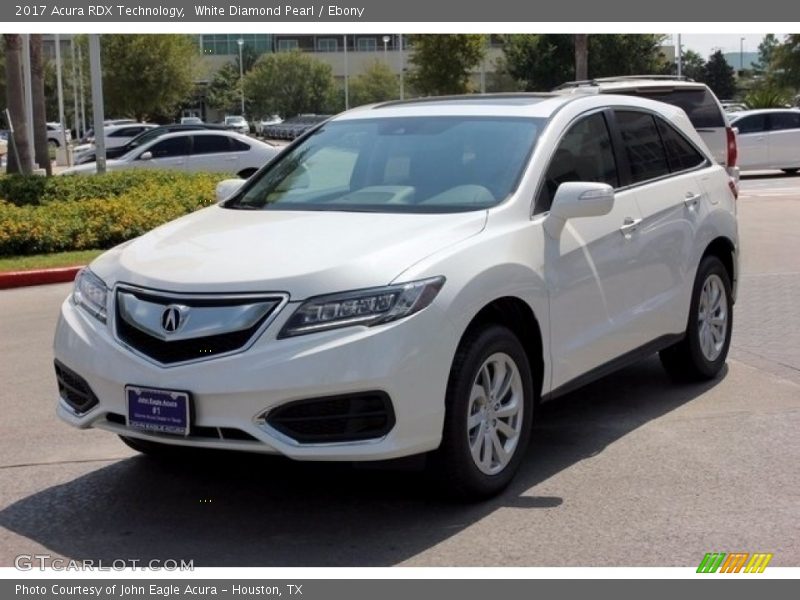 White Diamond Pearl / Ebony 2017 Acura RDX Technology
