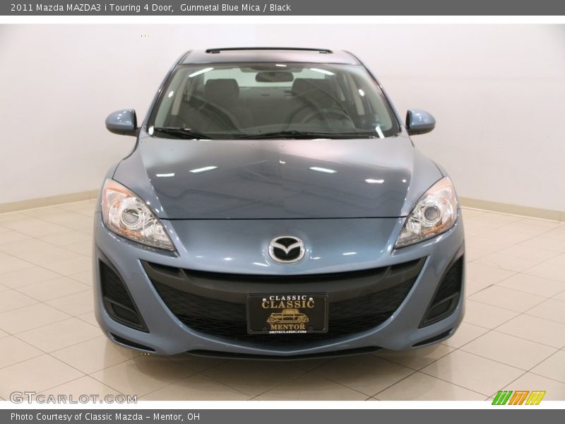 Gunmetal Blue Mica / Black 2011 Mazda MAZDA3 i Touring 4 Door