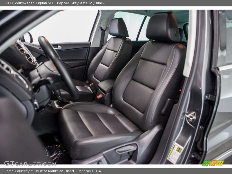 Pepper Gray Metallic / Black 2014 Volkswagen Tiguan SEL