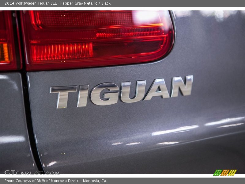 Pepper Gray Metallic / Black 2014 Volkswagen Tiguan SEL
