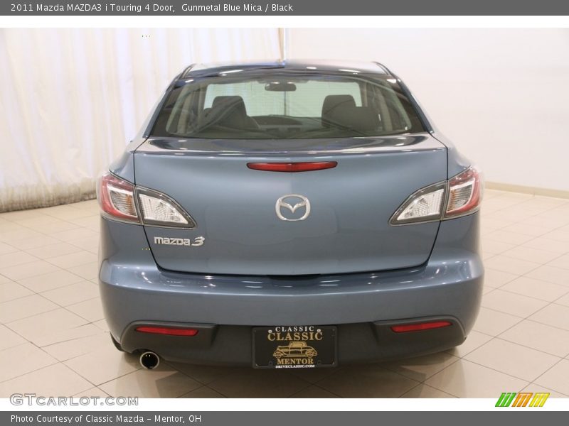 Gunmetal Blue Mica / Black 2011 Mazda MAZDA3 i Touring 4 Door