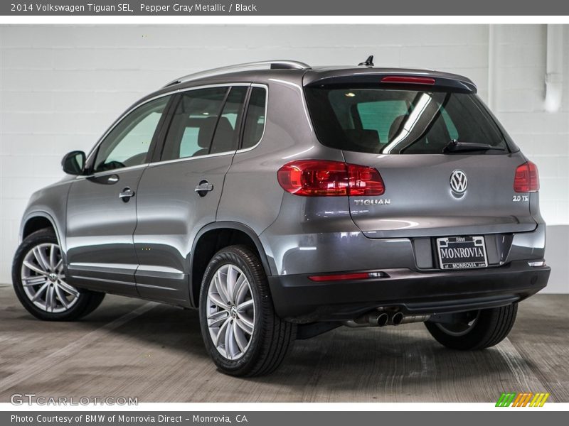 Pepper Gray Metallic / Black 2014 Volkswagen Tiguan SEL