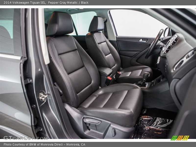Pepper Gray Metallic / Black 2014 Volkswagen Tiguan SEL