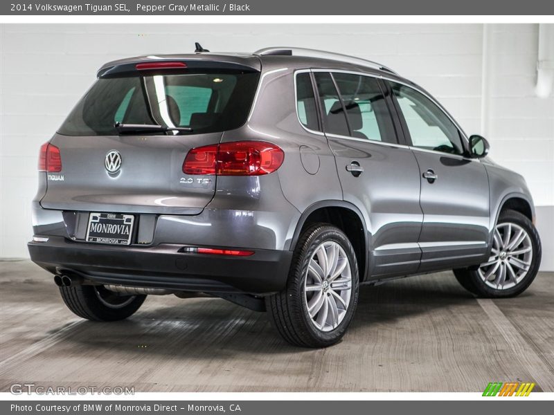 Pepper Gray Metallic / Black 2014 Volkswagen Tiguan SEL