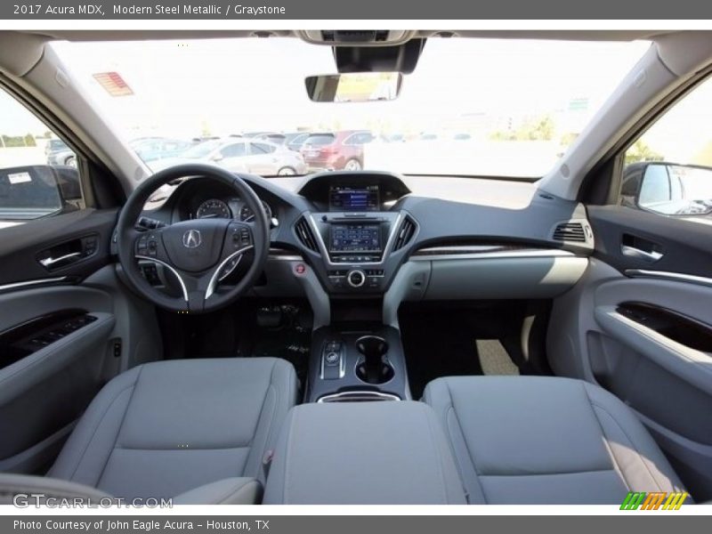 Modern Steel Metallic / Graystone 2017 Acura MDX
