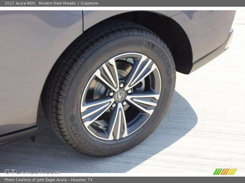 Modern Steel Metallic / Graystone 2017 Acura MDX