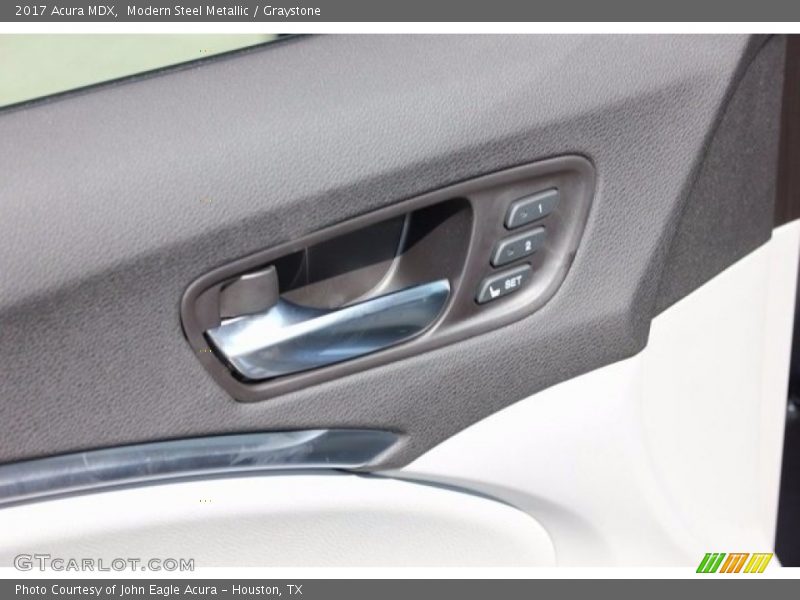 Modern Steel Metallic / Graystone 2017 Acura MDX