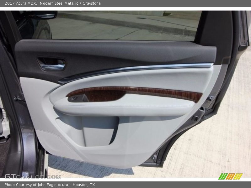 Modern Steel Metallic / Graystone 2017 Acura MDX