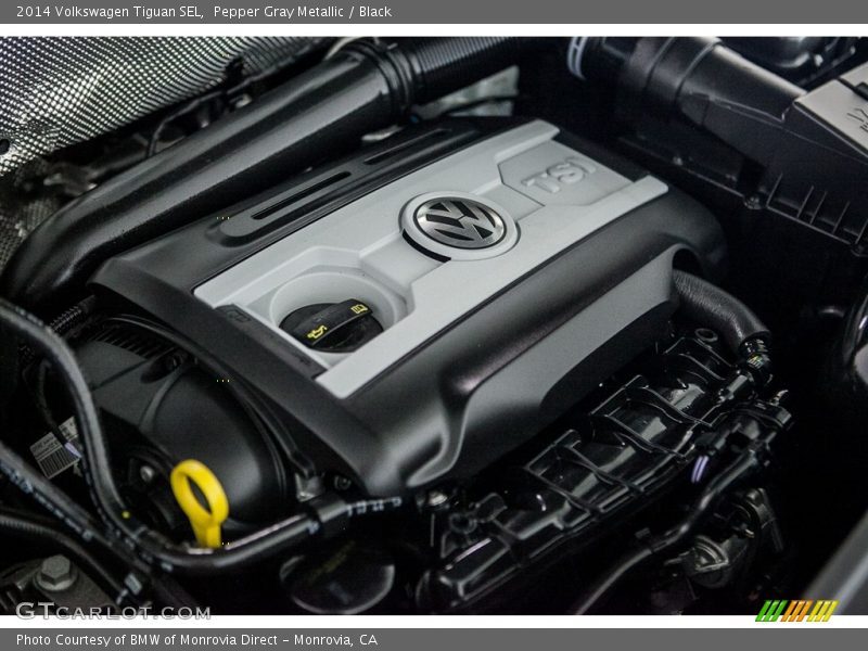 Pepper Gray Metallic / Black 2014 Volkswagen Tiguan SEL