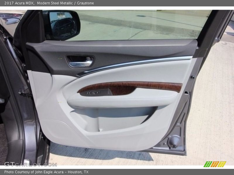 Modern Steel Metallic / Graystone 2017 Acura MDX