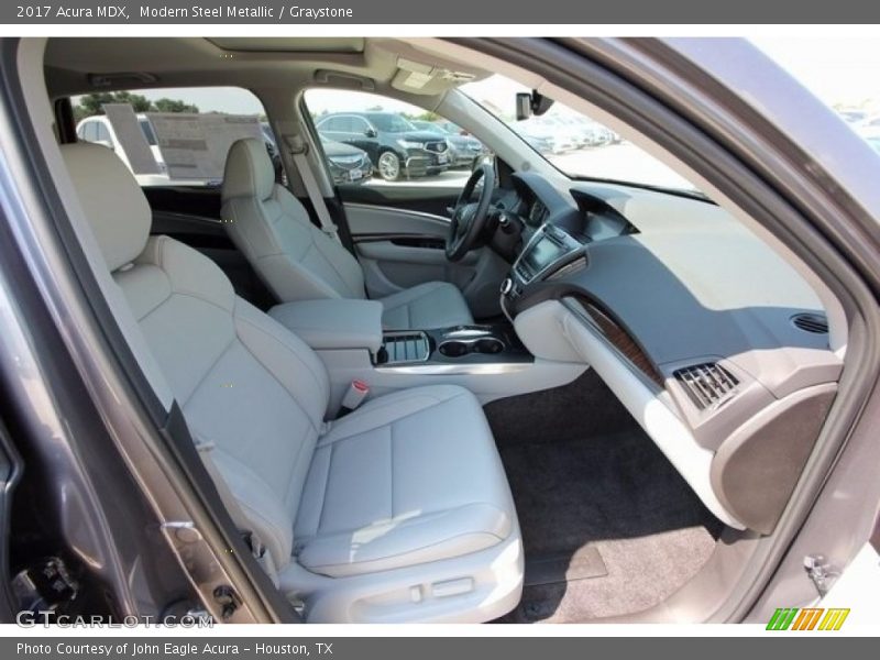 Modern Steel Metallic / Graystone 2017 Acura MDX
