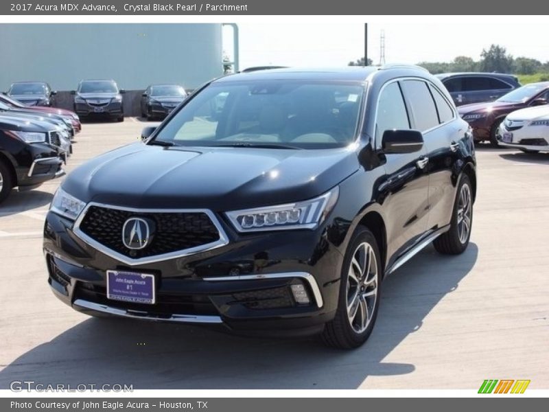 Crystal Black Pearl / Parchment 2017 Acura MDX Advance