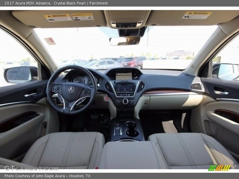 Crystal Black Pearl / Parchment 2017 Acura MDX Advance
