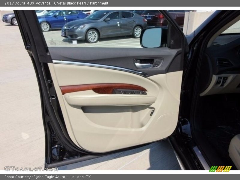 Crystal Black Pearl / Parchment 2017 Acura MDX Advance