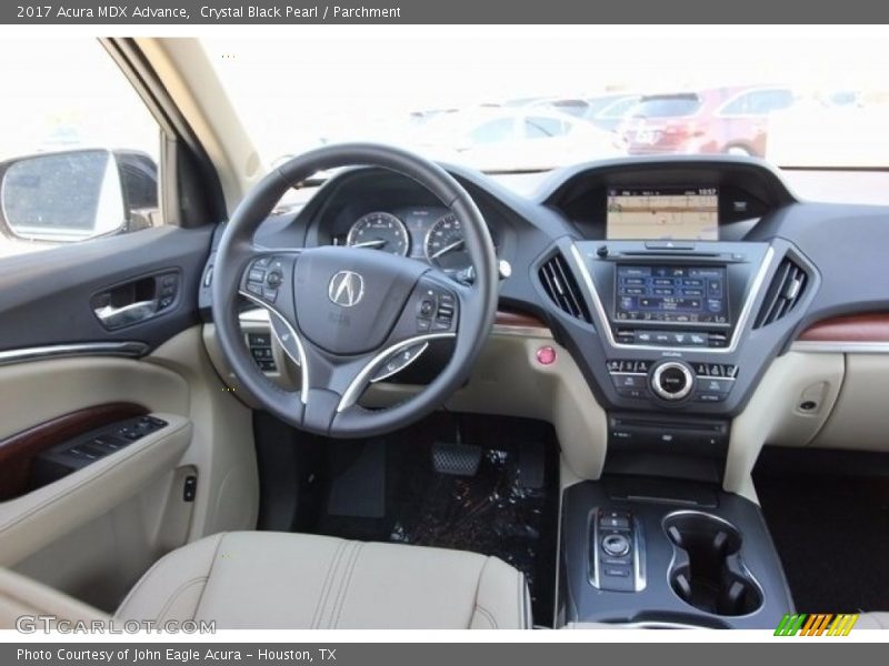 Crystal Black Pearl / Parchment 2017 Acura MDX Advance