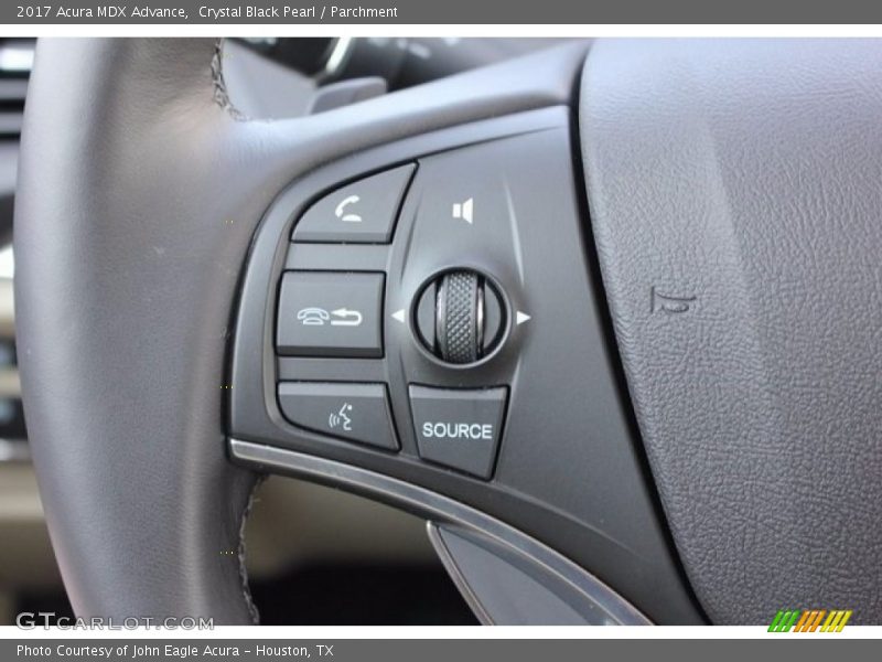 Crystal Black Pearl / Parchment 2017 Acura MDX Advance