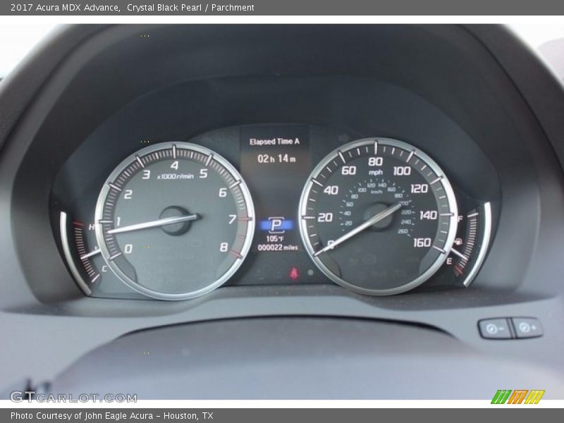 Crystal Black Pearl / Parchment 2017 Acura MDX Advance