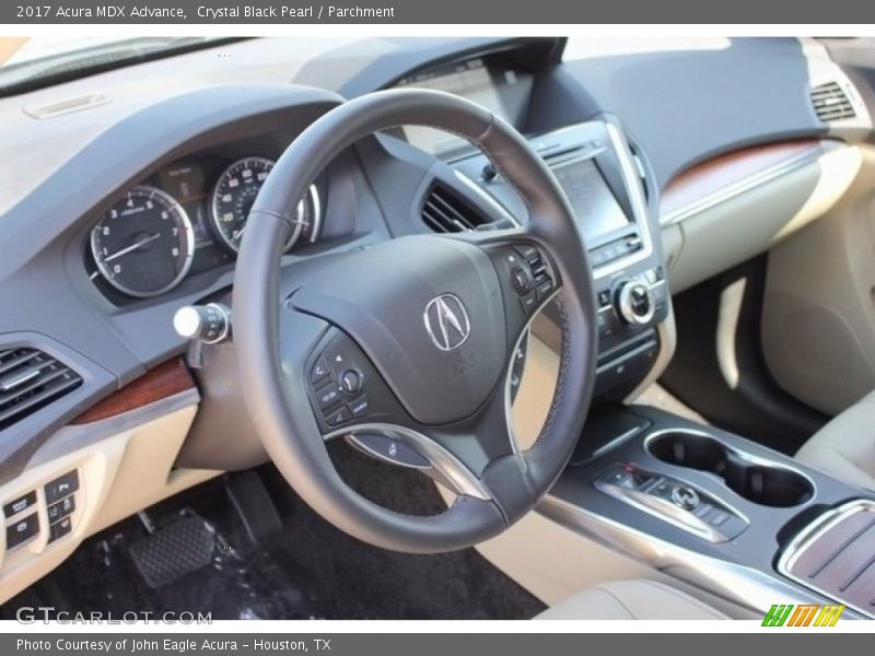 Crystal Black Pearl / Parchment 2017 Acura MDX Advance