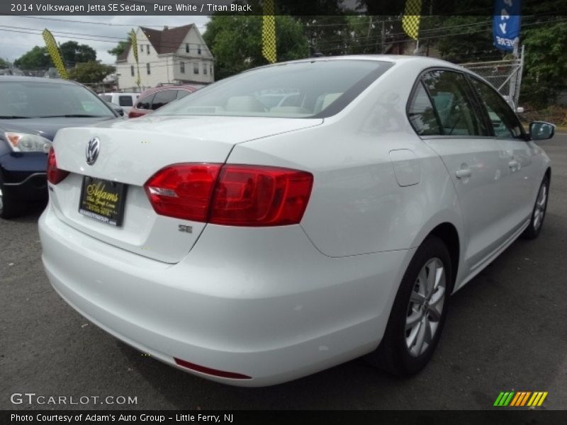 Pure White / Titan Black 2014 Volkswagen Jetta SE Sedan