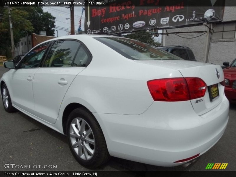 Pure White / Titan Black 2014 Volkswagen Jetta SE Sedan