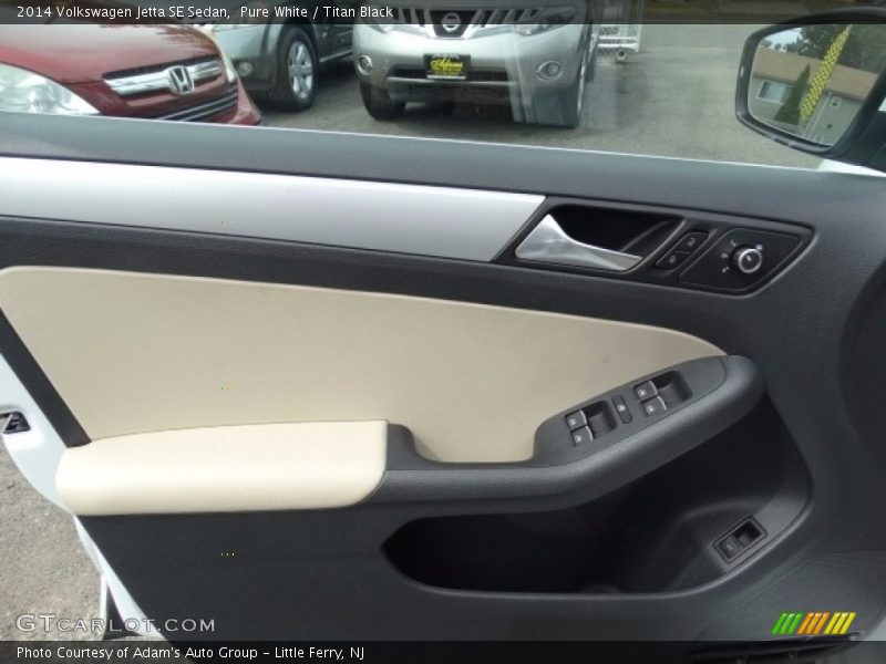 Pure White / Titan Black 2014 Volkswagen Jetta SE Sedan