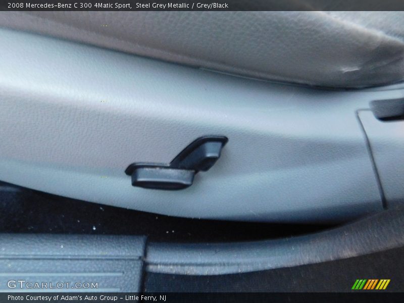 Steel Grey Metallic / Grey/Black 2008 Mercedes-Benz C 300 4Matic Sport