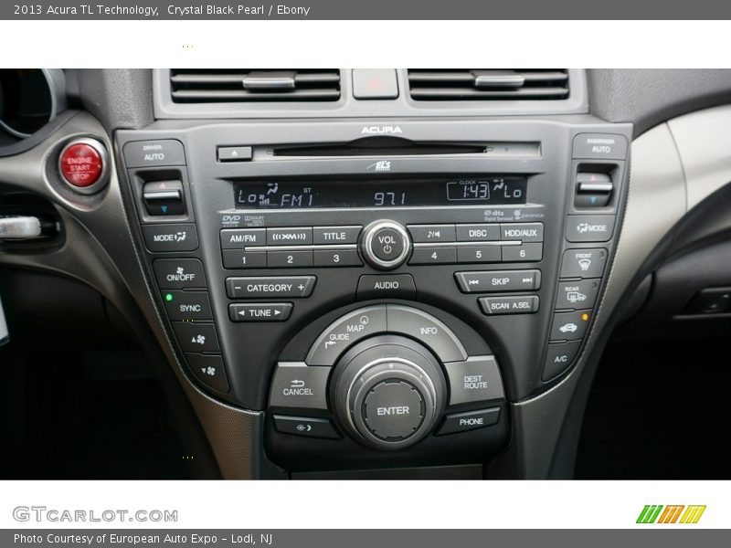 Crystal Black Pearl / Ebony 2013 Acura TL Technology