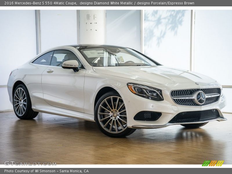 Front 3/4 View of 2016 S 550 4Matic Coupe