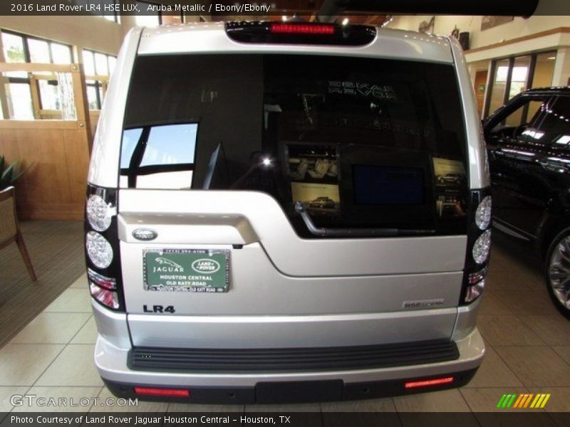 Aruba Metallic / Ebony/Ebony 2016 Land Rover LR4 HSE LUX