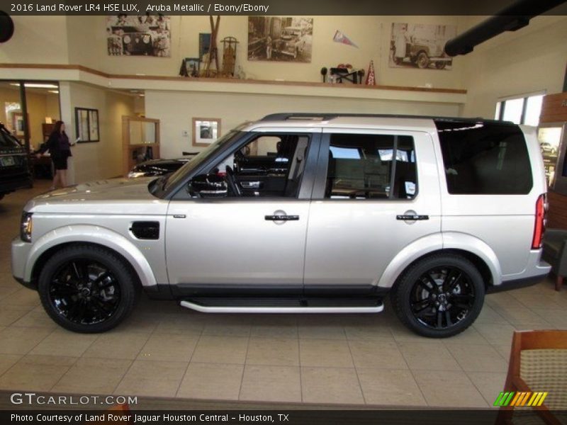 Aruba Metallic / Ebony/Ebony 2016 Land Rover LR4 HSE LUX