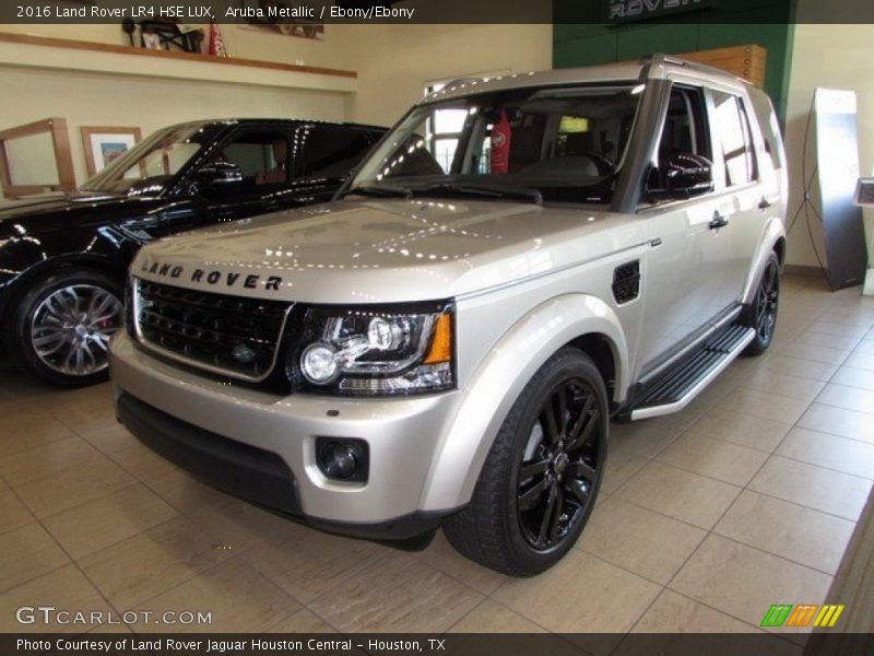 Aruba Metallic / Ebony/Ebony 2016 Land Rover LR4 HSE LUX