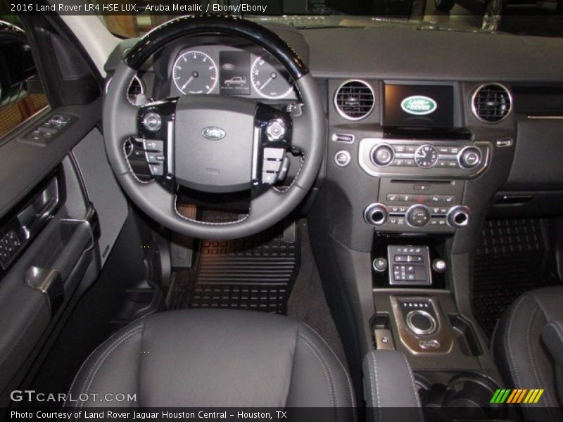 Aruba Metallic / Ebony/Ebony 2016 Land Rover LR4 HSE LUX