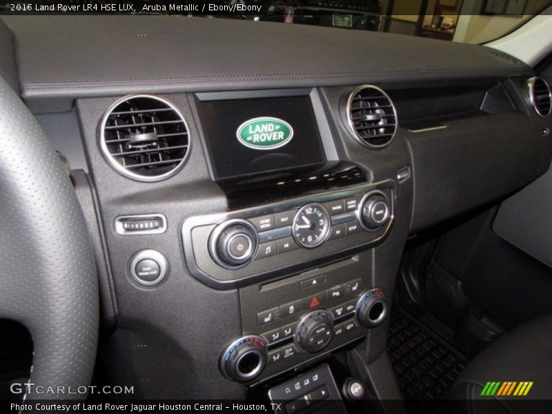 Aruba Metallic / Ebony/Ebony 2016 Land Rover LR4 HSE LUX