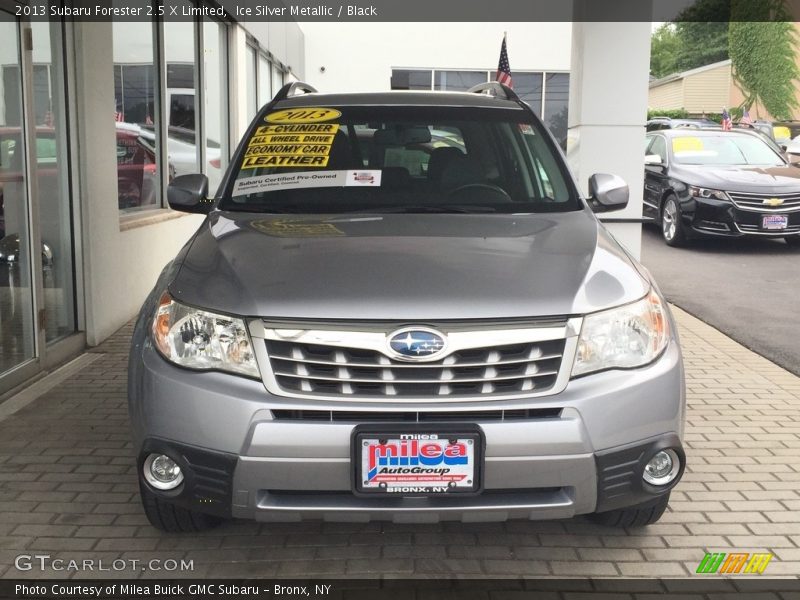 Ice Silver Metallic / Black 2013 Subaru Forester 2.5 X Limited