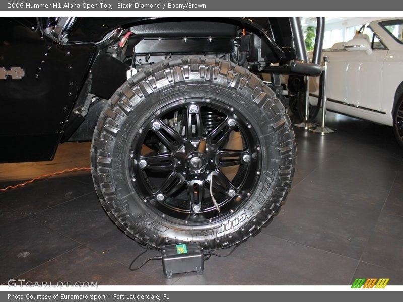 Black Diamond / Ebony/Brown 2006 Hummer H1 Alpha Open Top