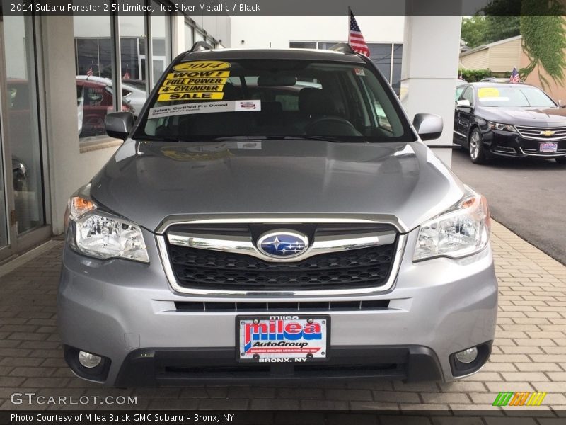 Ice Silver Metallic / Black 2014 Subaru Forester 2.5i Limited