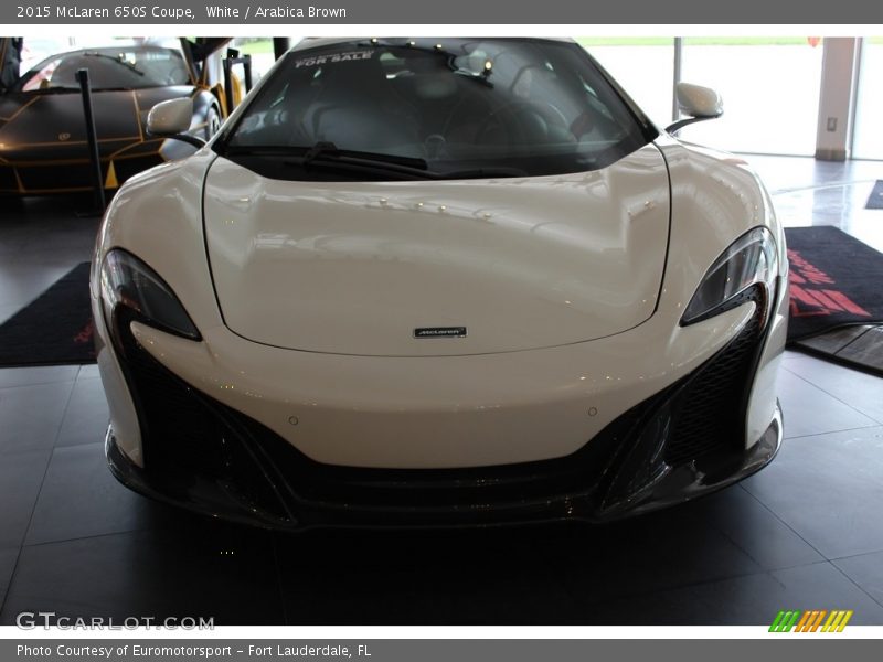 White / Arabica Brown 2015 McLaren 650S Coupe