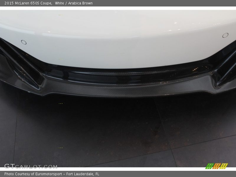 White / Arabica Brown 2015 McLaren 650S Coupe