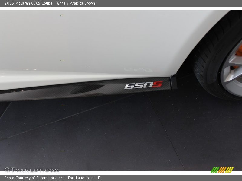White / Arabica Brown 2015 McLaren 650S Coupe