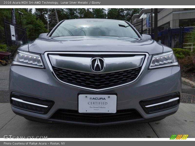 Lunar Silver Metallic / Ebony 2016 Acura MDX SH-AWD Technology
