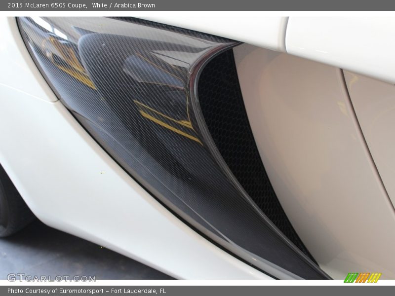 White / Arabica Brown 2015 McLaren 650S Coupe