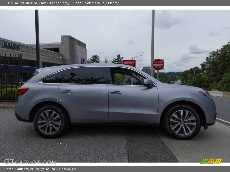 Lunar Silver Metallic / Ebony 2016 Acura MDX SH-AWD Technology